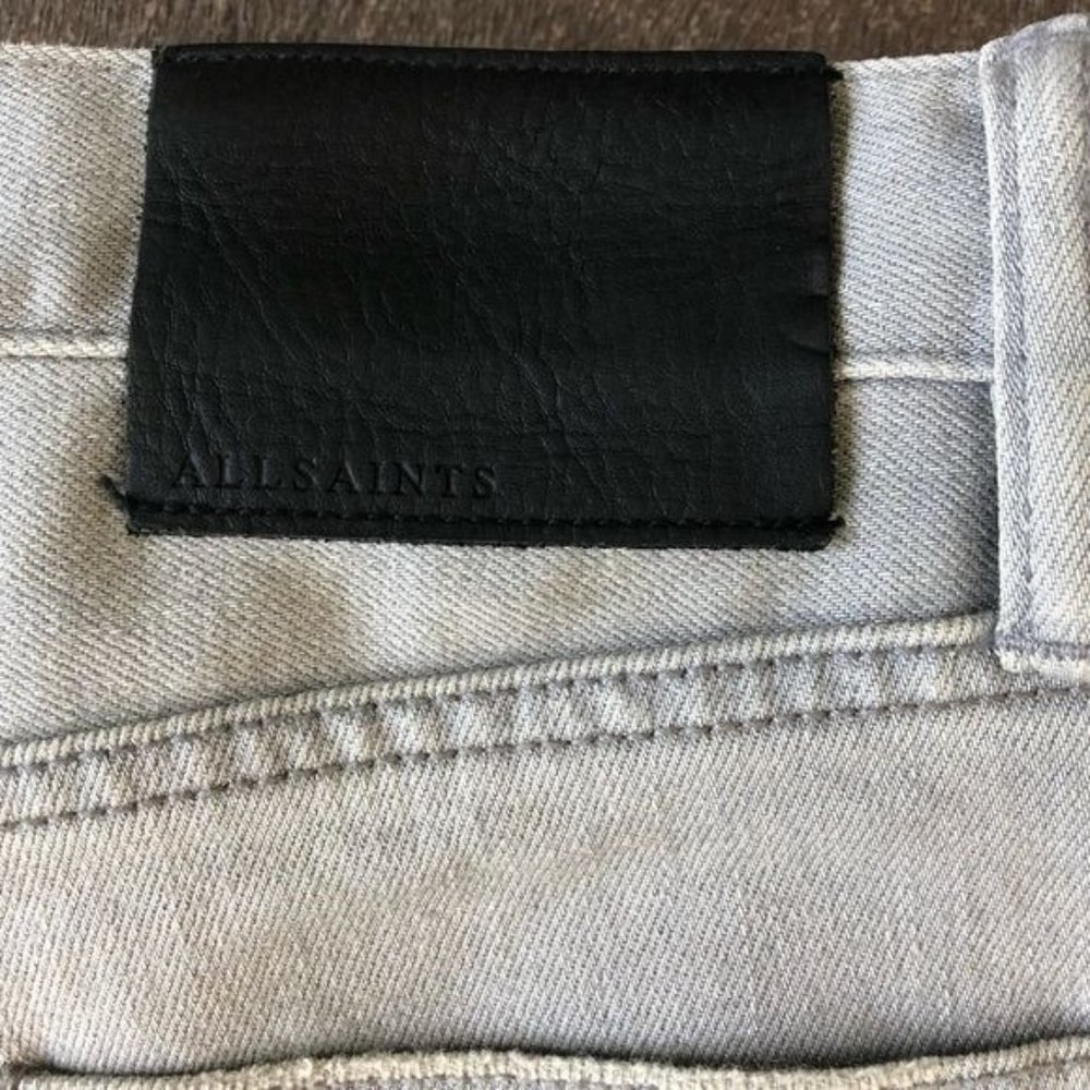 AllSaints Cigarette Skinny Jeans Gray - Picture 8 of 13
